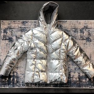 NEW Children’s XL Metallic Puffer Coat